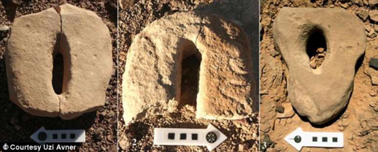 Pedras fálicas gigantes foram encontradas no local