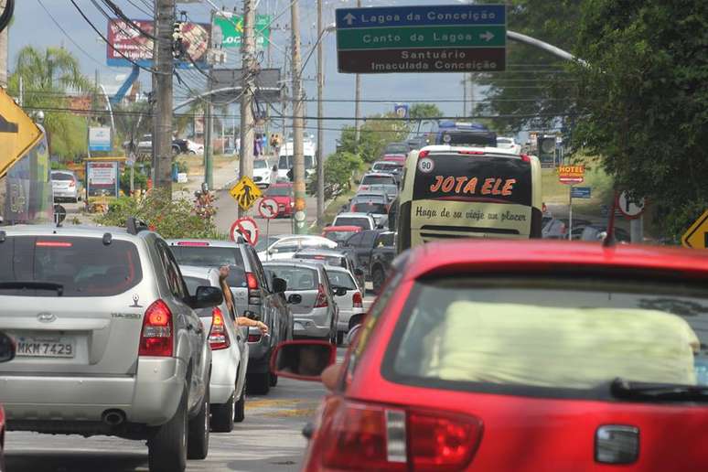 Estrada da Lagoa da Concei&ccedil;&atilde;o, em Santa Catarina