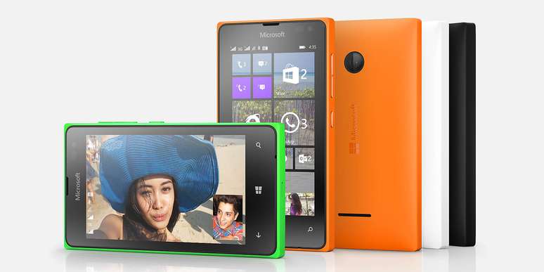 O Lumia 435 Dual chega ao mercado brasileiro em duas versões, com e sem TV digital