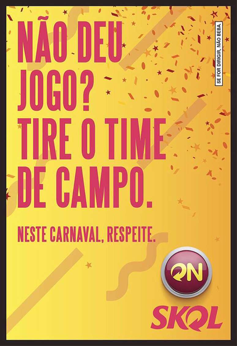 <p>Todos os cartazes terminam com a frase: "Nesse Carnaval, respeite".</p>