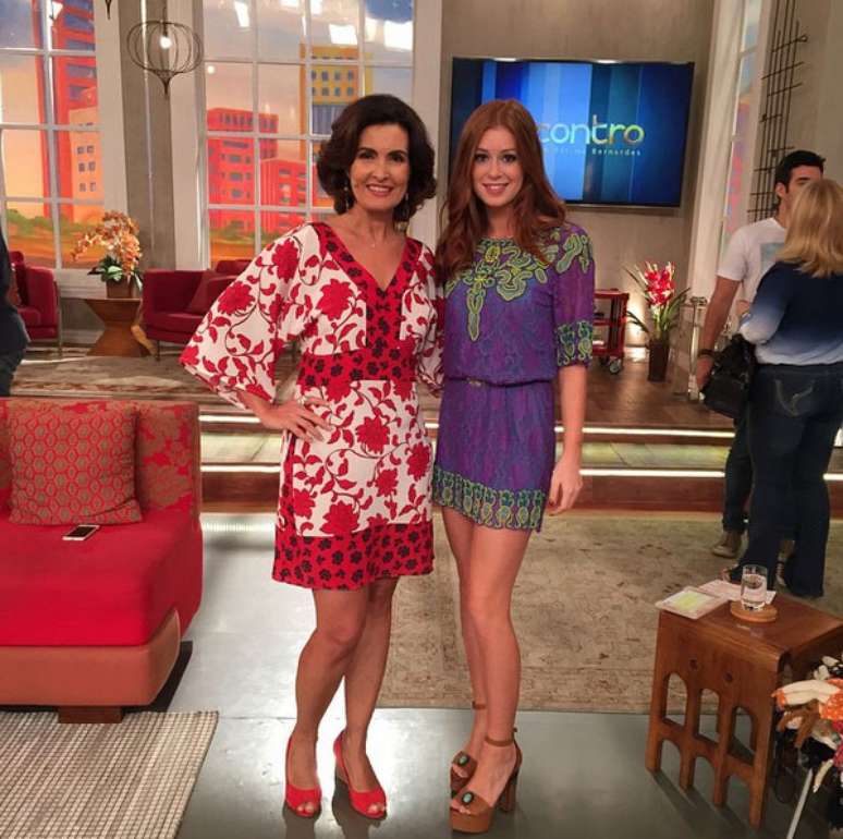 Marina Ruy Barbosa participou do 'Encontro' nesta sexta-feira (13)