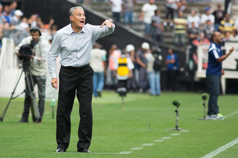 <p>Tite tem aprovado os reservas do Corinthians</p>