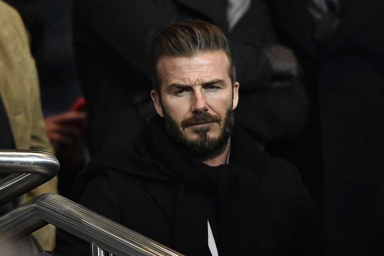 David Beckham comparece ao Parc des Princes para PSG x Chelsea