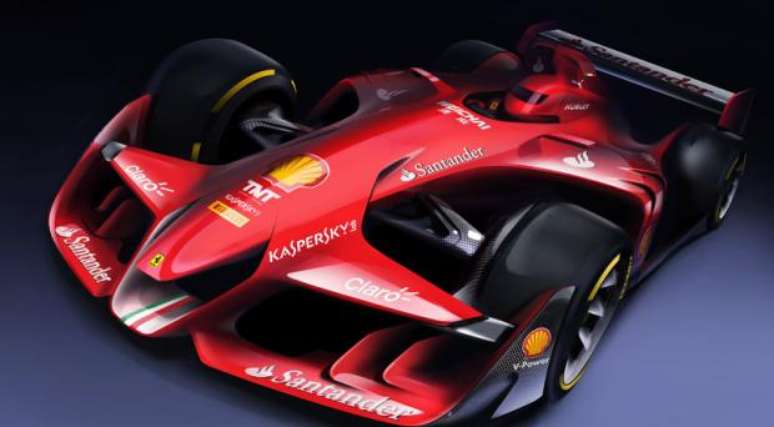 <p>Carro-conceito da Ferrari para a F&oacute;rmula 1 do futuro: projeto ter&aacute; de ser adiado</p>