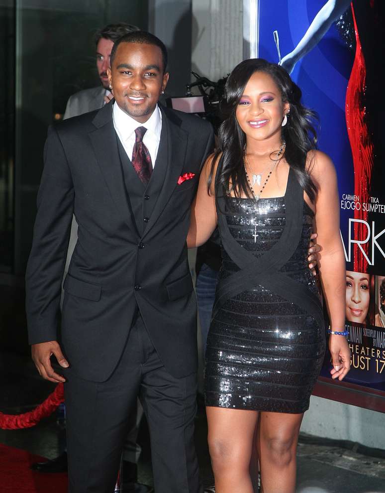 Nick Gordon e Bobbi Kristina em foto de 2012