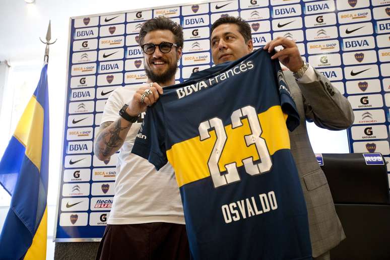 Pablo Osvaldo usará a camisa número 23 no Boca Juniors