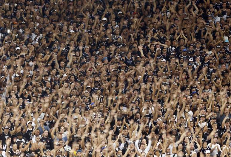 <p>Torcida do Corinthians na Arena em Itaquera</p>