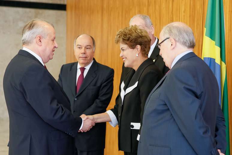 <p>Presidenta Dilma Rousseff durante cerimônia de entrega das Cartas Credenciais dos Embaixadores Estrangeiros, na sexta-feira</p>