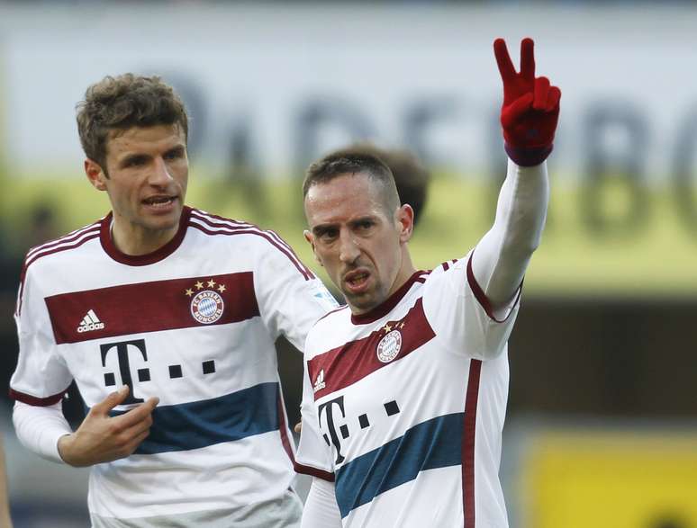 Bayern de Muller e Ribery conquistou mais uma vitória no Alemão