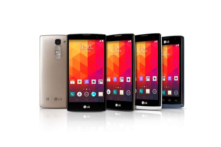 Os novos celulares LG Magna, LG Spirit, LG Leon e LG Joy são de preço médio e possuem 4G e Android 5.0 (Lollipop)
