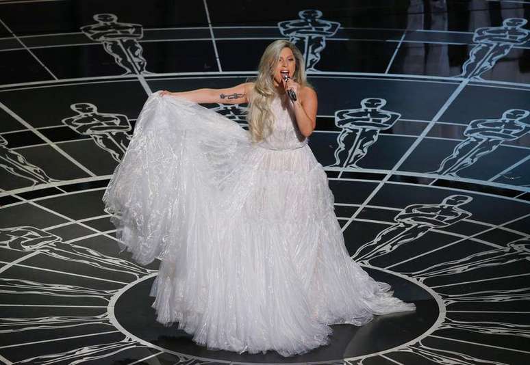 Lady Gaga se apresenta na premiação do Oscar. 22/02/2015.