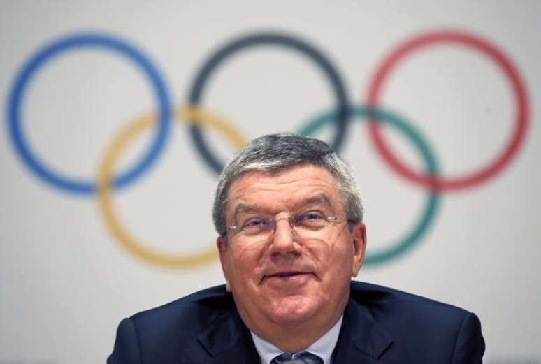 Imagen de archivo del presidente del Comit&eacute; Ol&iacute;mpico Internacional, Thomas Bach, en una reuni&oacute;n del grupo en M&oacute;naco, dic 6 2014. Bach dijo que estaba "muy satisfecho" con los preparativos para los Juegos Ol&iacute;mpicos de R&iacute;o de Janeiro de 2016, los primeros que albergar&aacute; Sudam&eacute;rica.
