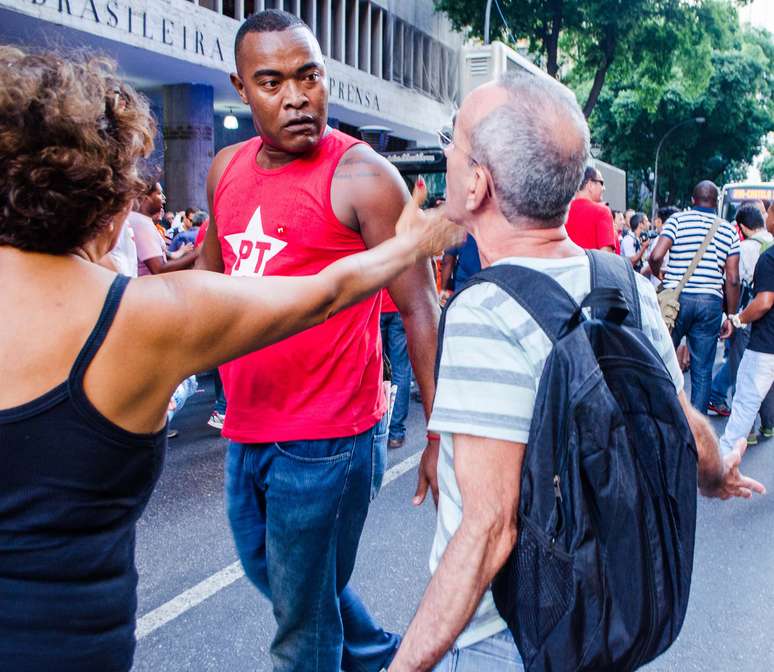 Polícia teve que ser chamada para evitar mais confusões