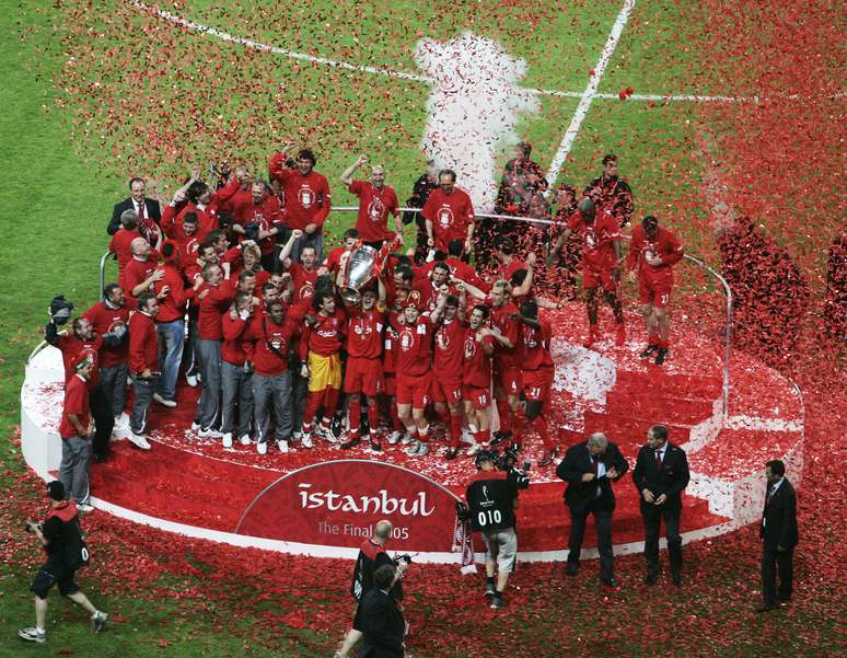 Liverpool conquistou a Liga dos Campeões 2004/05 em Istambul