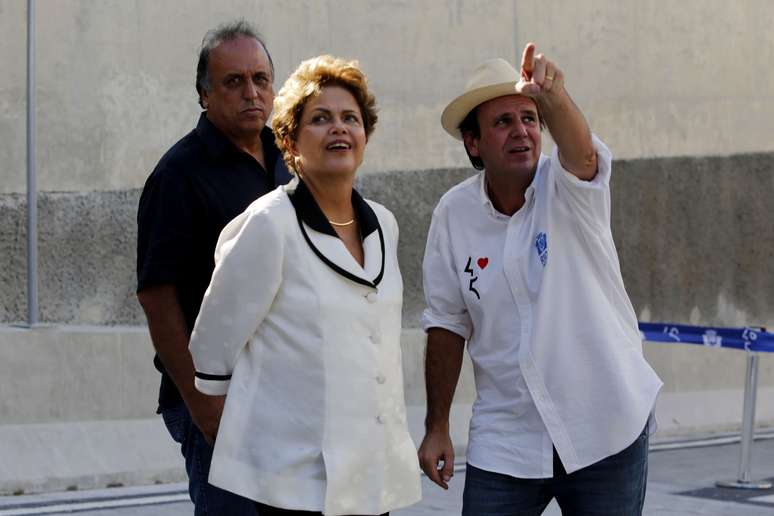 <p>A presença Dilma Rousseff foi bastante comemorada por Paes e Pezão, principalmente por ter vindo na data em que Pepe Mujica deixa a presidência do Uruguai</p>