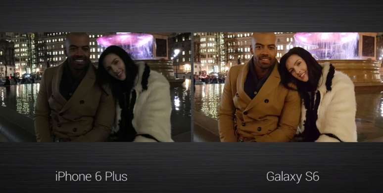 <p>Comparação da câmera do Galaxy S6 com o iPhone 6</p>