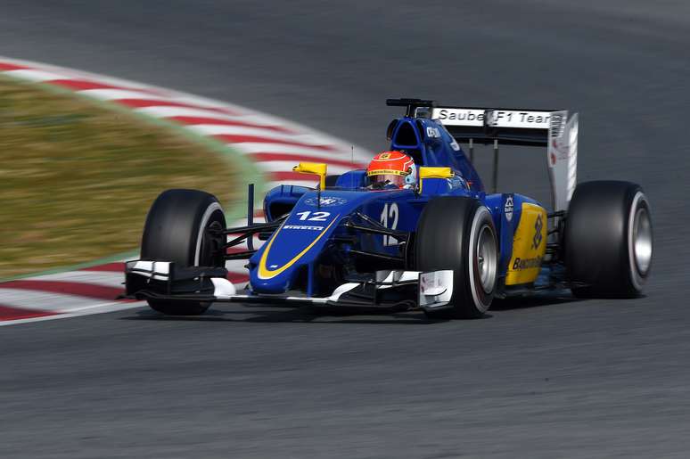 <p>Brasileiro Felipe Nasr, da Sauber, foi o terceiro mais rápido</p>