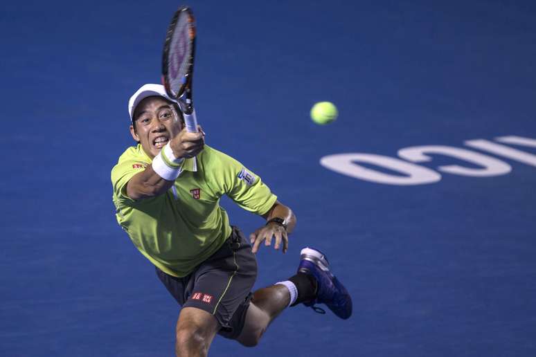 <p>Nishikori, apesar do rev&eacute;s, segue em vantagem no duelo direto com Ferrer</p>