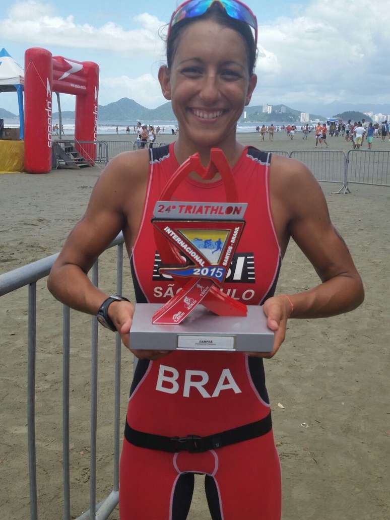 <p>Com 01:57:37 de prova, Luisa de Baptista Duarte ficou com o primeiro lugar do pódio no feminino</p>