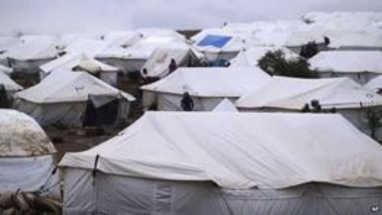 <p>Campo de refugiados de Atmeh</p>