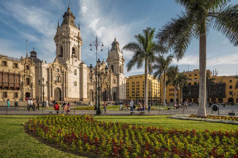 A Catedral de Lima é um dos cartões postais da cidade