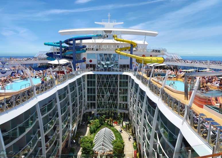 Três toboáguas são a primeira novidade do Harmony of the Seas