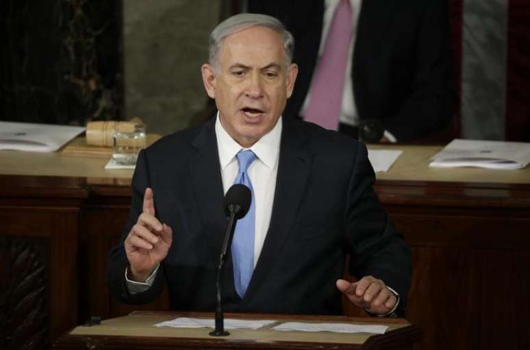 Premiê de Israel, Benjamin Netanyahu, faz discurso no Congresso dos EUA.