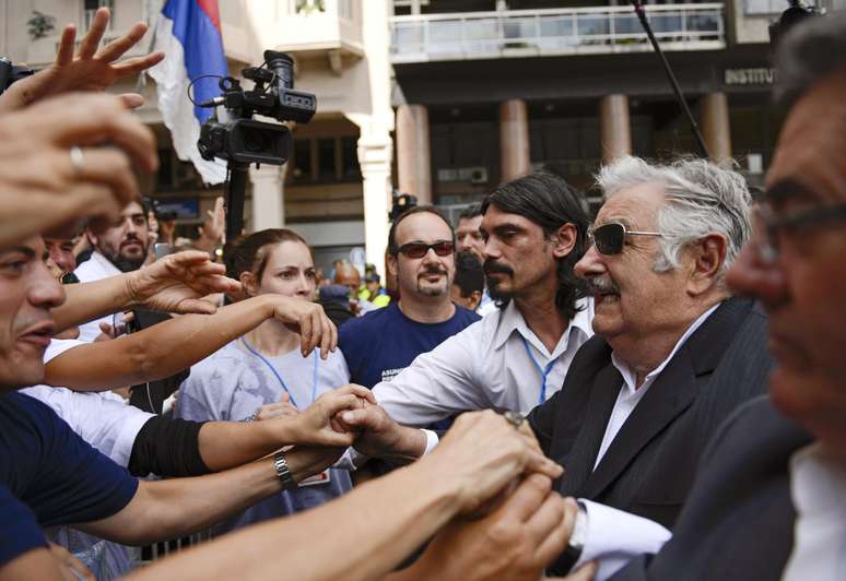 <p>Mujica deixou a presidência</p>