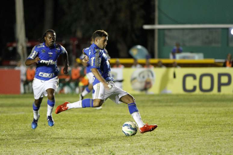 Allione marcou um dos quatro gols do Palmeiras na estreia da competição