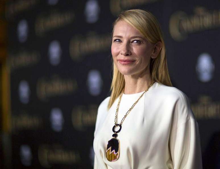 Cate Blanchett em lançamento do filme "Cinderella". 01/03/2015.