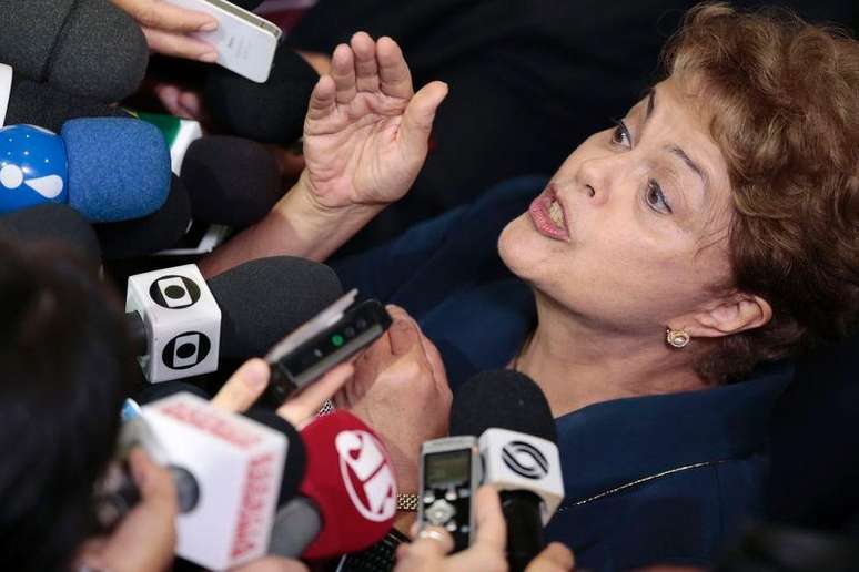 Presidente Dilma Rousseff concede entrevista no Palácio do Planalto. 26/02/2015.
