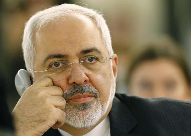 O ministro das Relações Exteriores do Irã, Mohammad Javad Zarif, em Genebra, na Suíça. 02/03/2015