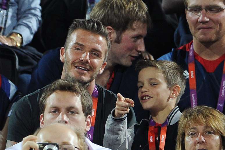 <p>Romeo ama esportes; em 2012, assistiu a eventos dos Jogos Olímpicos com o pai</p>