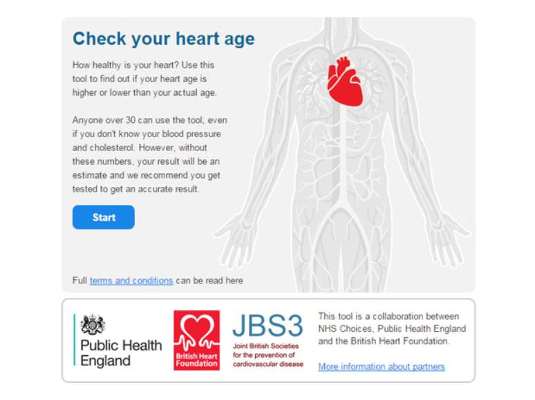 Usuário responde questões sobre a qualidade de vida