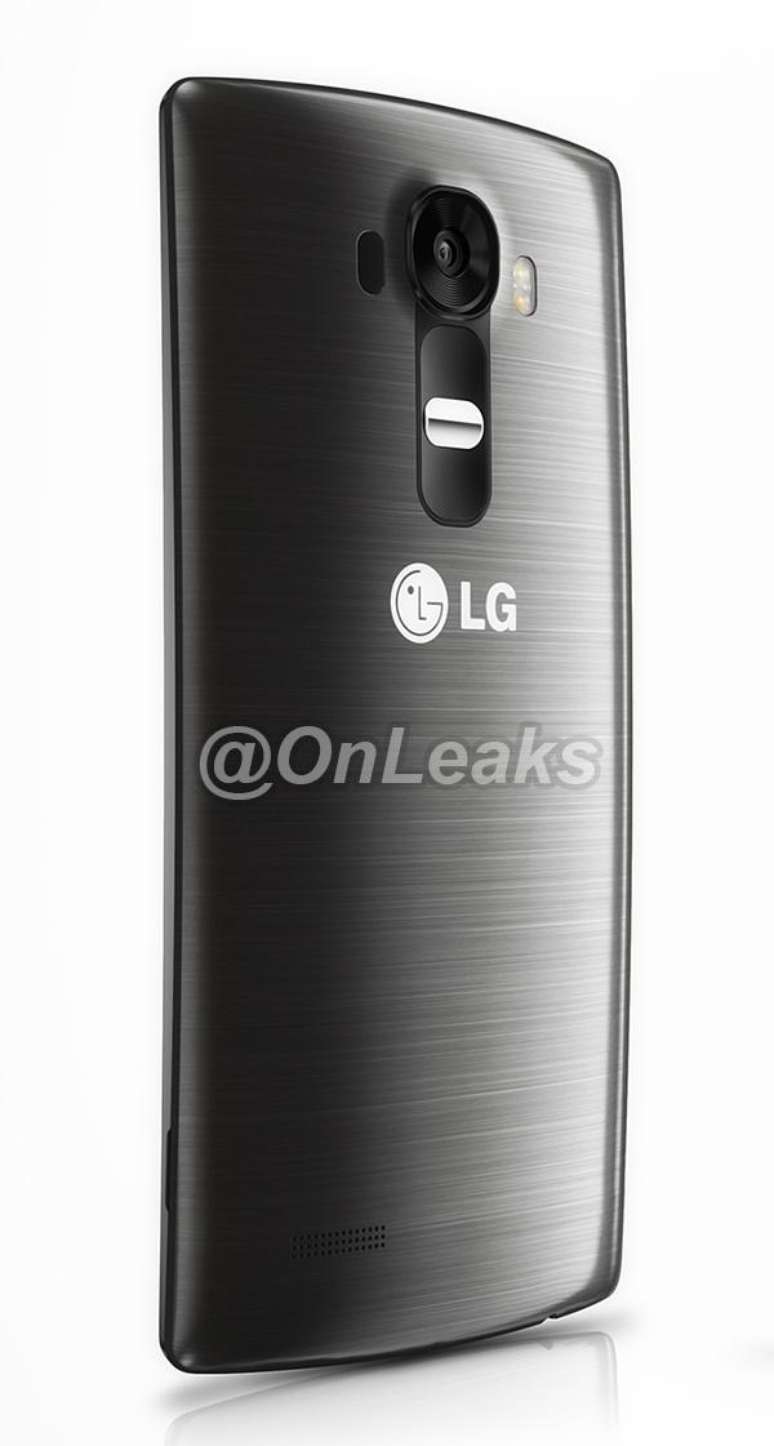 <p>O celular parece uma mistura do LG G3 com LG G Flex 2, com uma leve curva em sua tela</p>