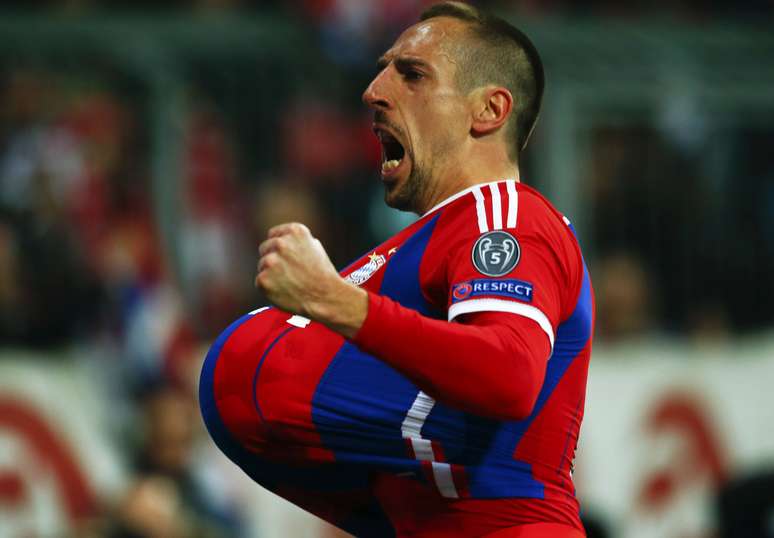 Um dos principais criadores de jogadas do Bayern, Ribery não poupou o adversário e foi às redes no segundo tempo