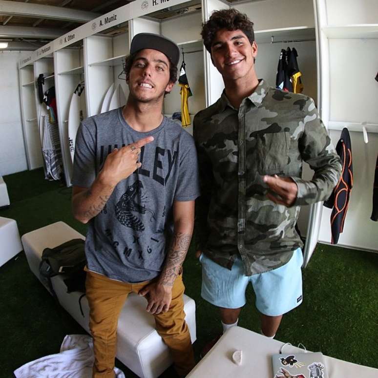 Filipe Toledo e Gabriel Medina são amigos e integrantes da Brazilian Storm