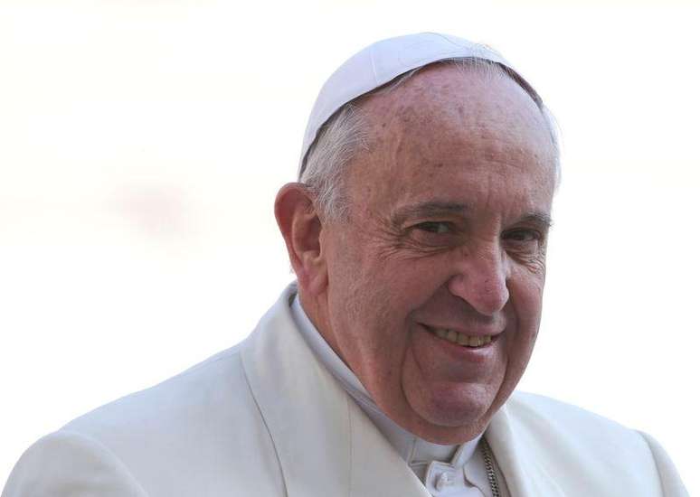 Papa Francisco na Praça de de São Pedro, no Vaticano. 11/03/2015