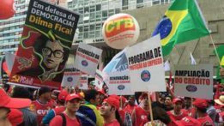 Manifestação em São Paulo, dia 13 de março de 2015 | Foto: BBC Brasil