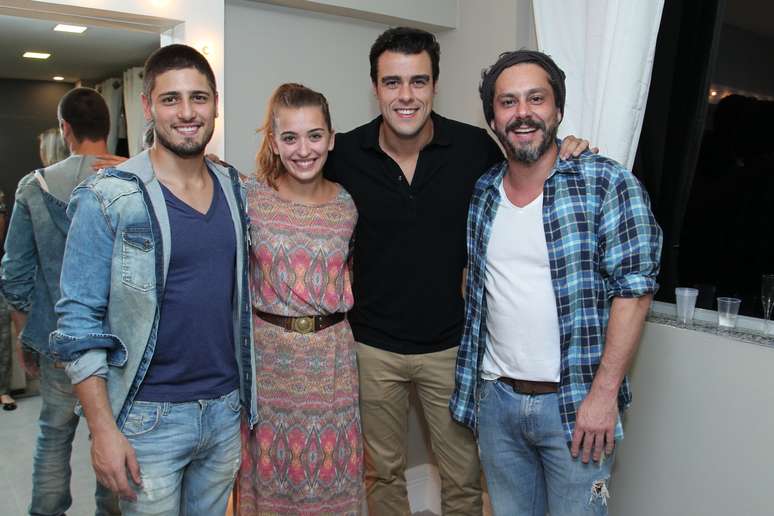 Daniel Rocha, Juliana Boller, Joaquim Lopes e Alexandre Nero