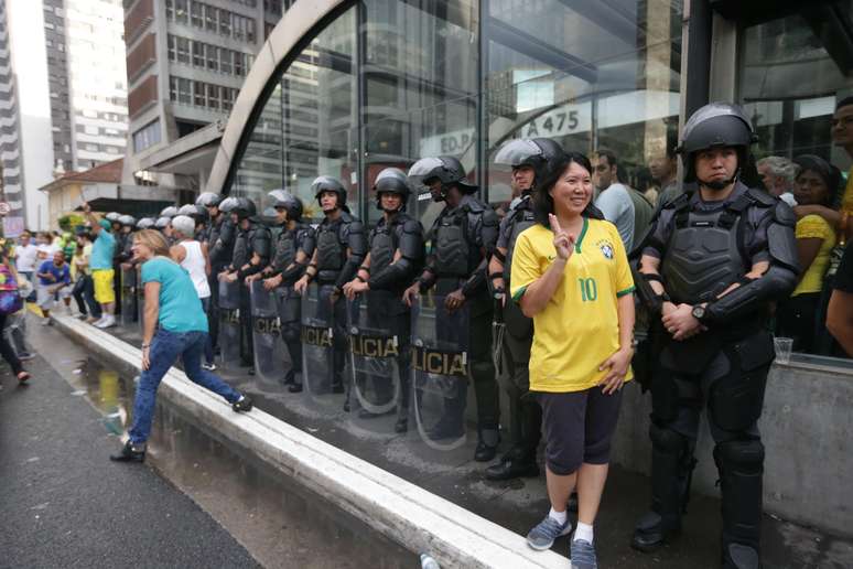 <b>São Paulo - </b> Protestos contra a presidente Dilma e o PT na capital paulista