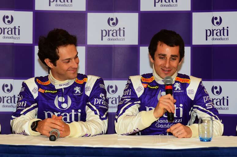 <p>Bruno Senna e Nicolas Prost mant&ecirc;m boa rela&ccedil;&atilde;o fora das pistas</p>