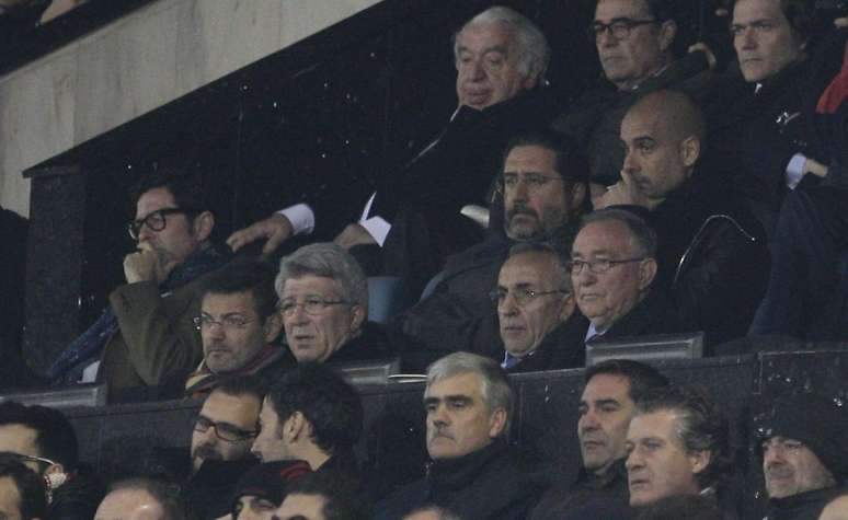 Guardiola foi ao Camp Nou ver Barça x Manchester City, pelas 8ªs da Champions