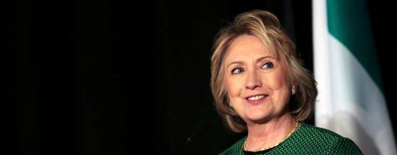 <p>Hillary Clinton, favorita para se tornar a candidata do Partido Democrata à presidência dos Estados Unidos na eleição de 2016</p>