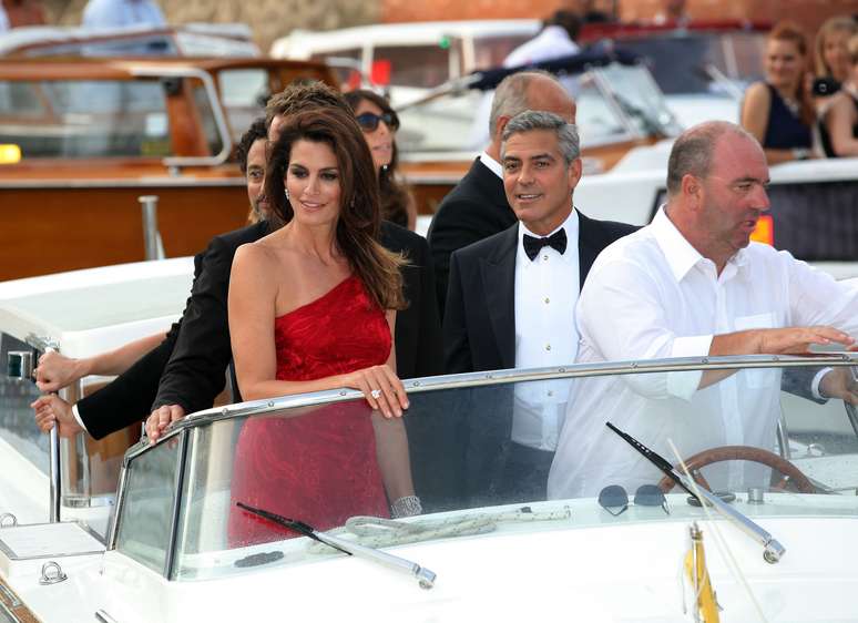 George Clooney e Cindy Crawford 