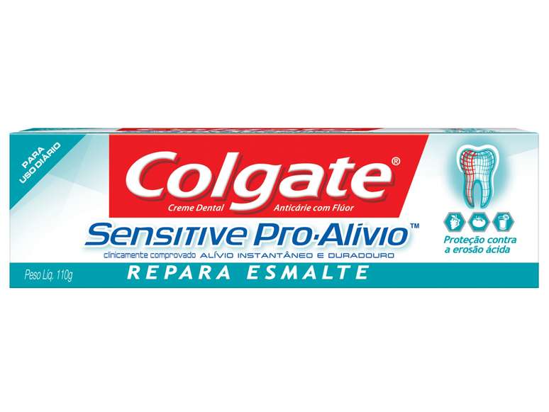 A escova de dente da linha Luminous White da Colgate possui cerdas de borracha branqueadoras que ajudam a remover as manchas superficiais e limpam em lugares de difícil alcance. Além disso, ela tem limpadores de língua e bochechas que ajudam a remover as bactérias que causam mau hálito