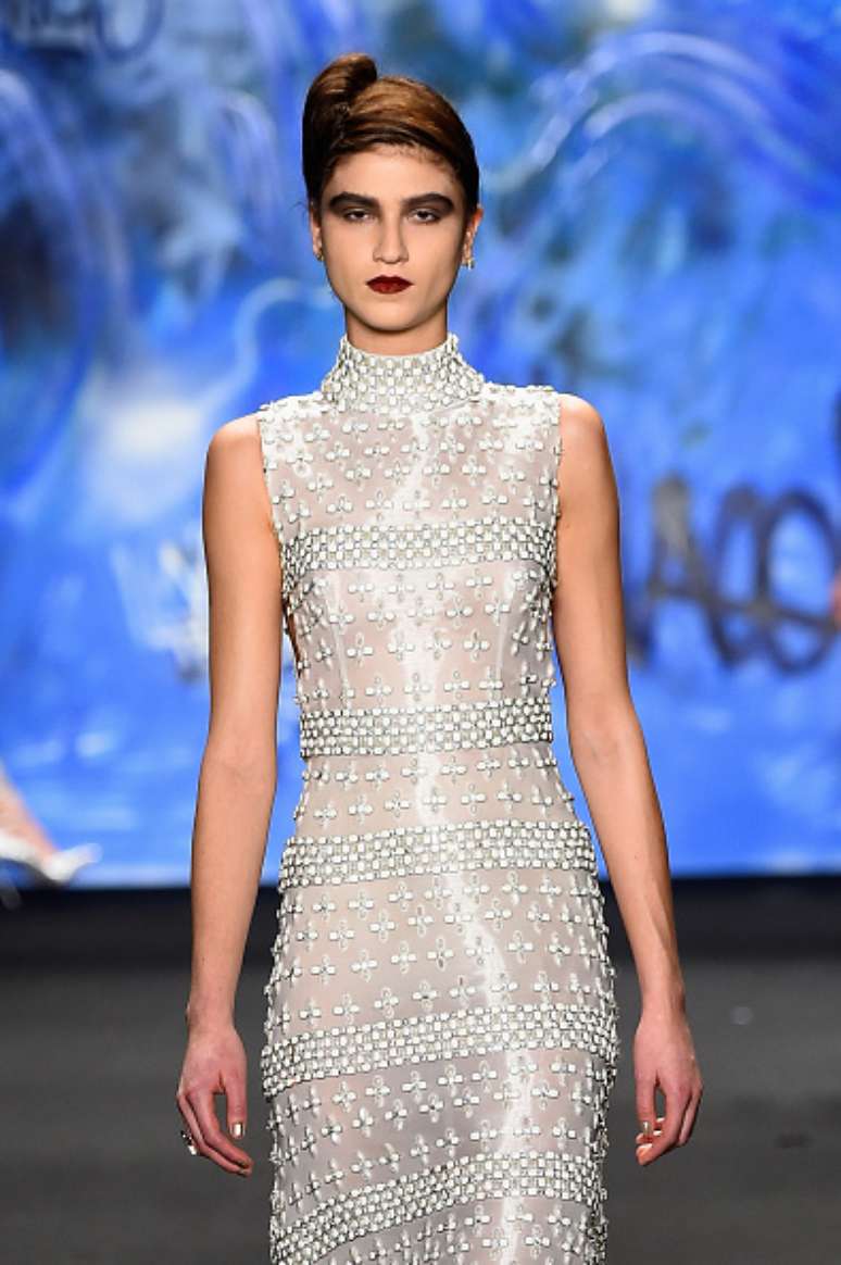 <p>Desfile da Naeem Khan em Nova York</p>