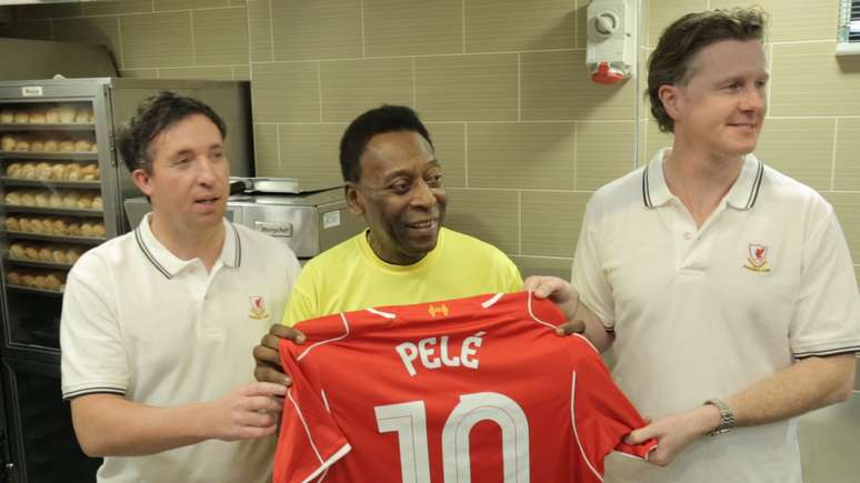Pelé durante evento de patrocinador: para ex-jogador, Brasil todo precisa de transparência