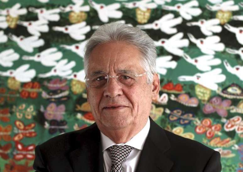 <p>Ex-presidente Fernando Henrique Cardoso durante entrevista para a Reuters em S&atilde;o Paulo, em 23 de mar&ccedil;o</p>