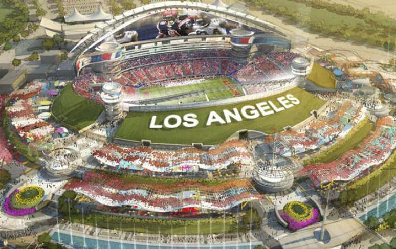 <p>Los Angeles ter&aacute;&nbsp;Hollywood Park Stadium para receber um (ou mais) times da NFL</p>